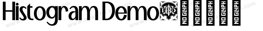 Histogram Demo字体转换